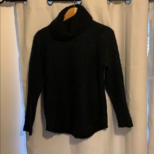 High turtleneck Navy Blue Sweater